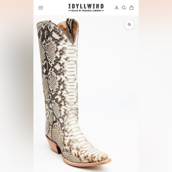 Idyllwind Shoes - Idyllwind Snake Print Heeled Boots